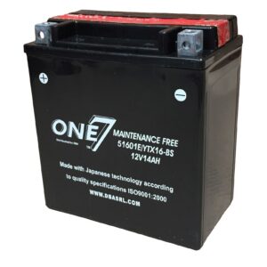 BATTERIA MOTO ERMETICA ONE7 - 51601E - YTX16-BS