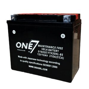 BATTERIA MOTO ERMETICA ONE7 - 51802E - YTX20HL-BS